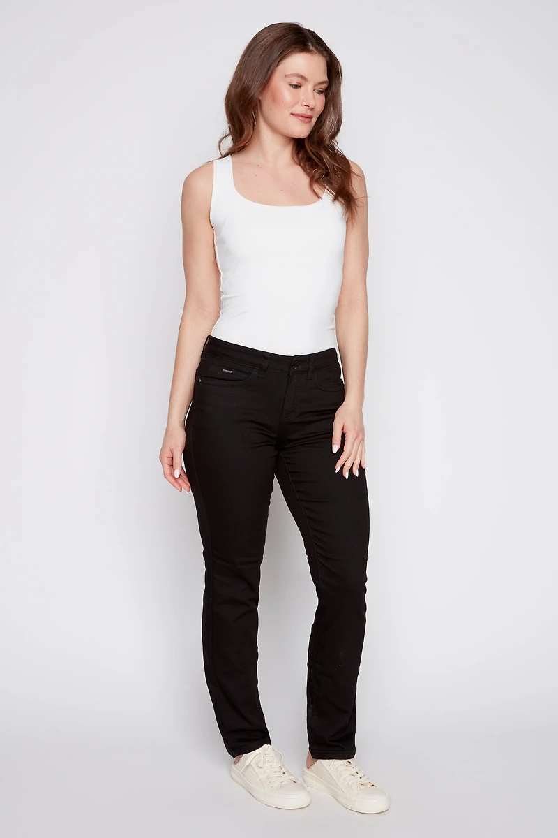 Slim leg basic jean