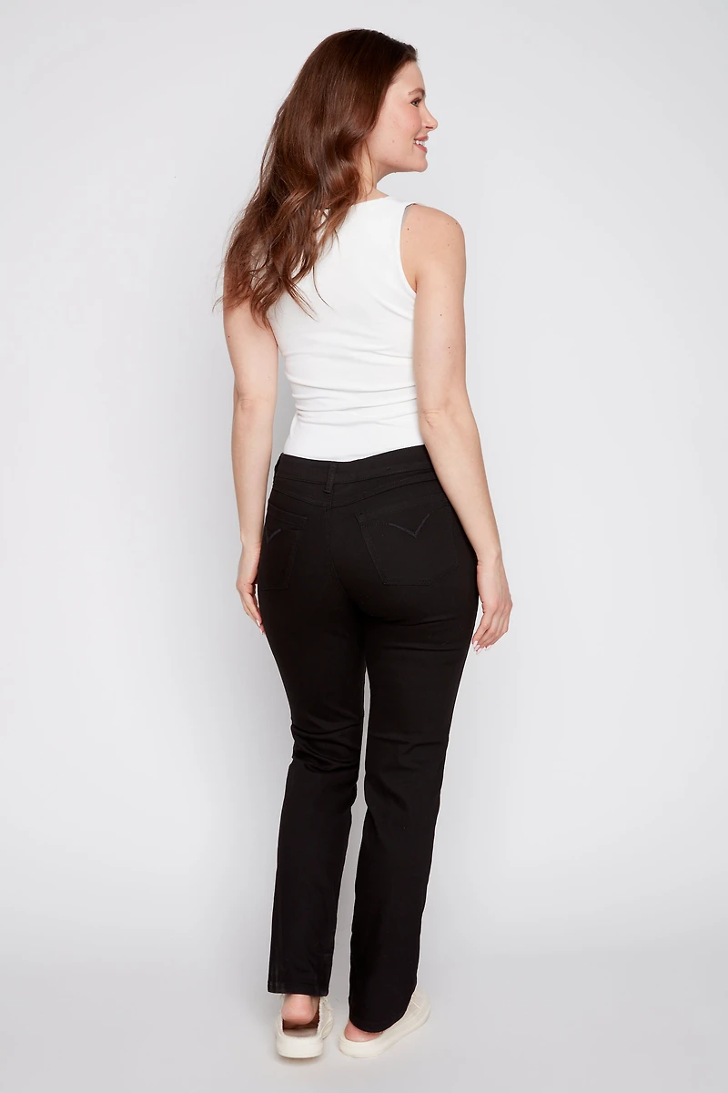 Slim leg basic jean