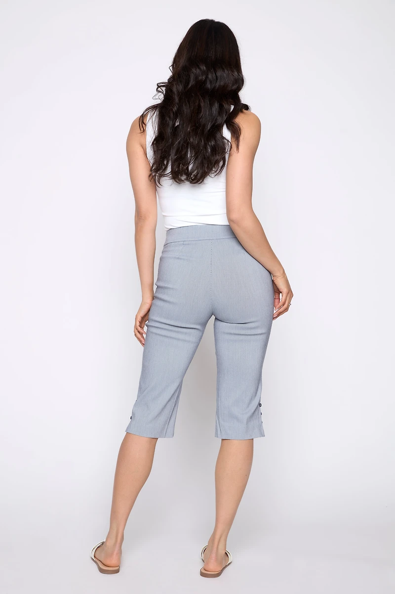 Pull on straight leg bermuda