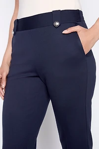 Le pantalon à revers uni