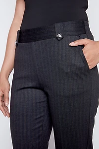 Printed turn cuff pdr pant