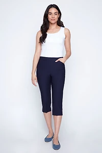 Pull on straight leg capri