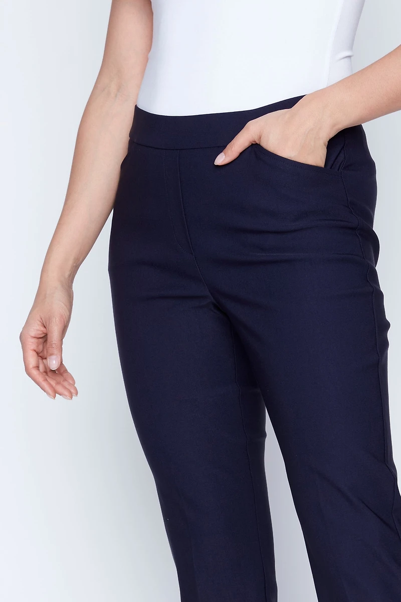 Pull on straight leg capri