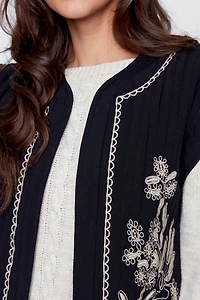Embroidered vest