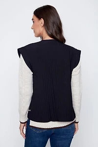 Embroidered vest