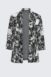 Le cardigan en maille jacquard