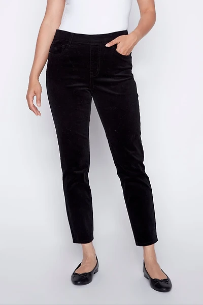 Le pantalon en velours côtelé