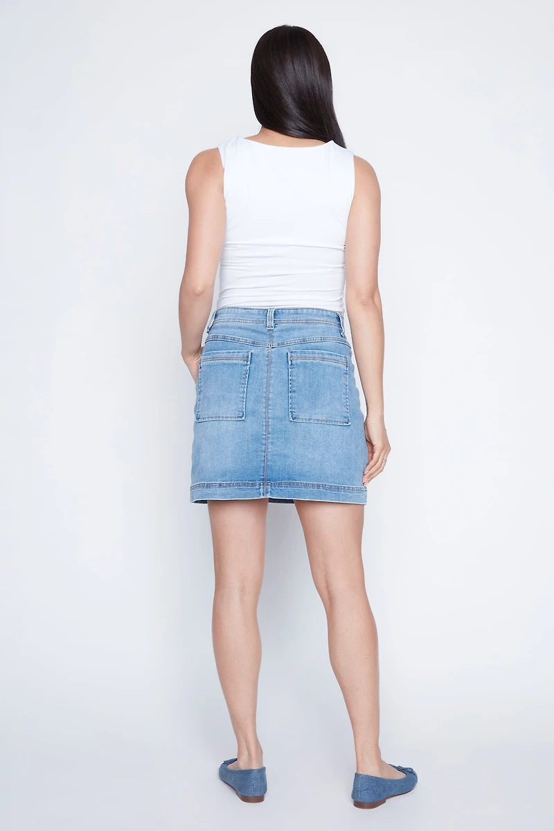 Audrey denim skort