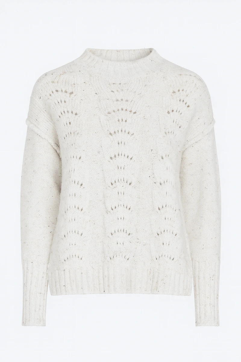 Le pull à manches bouffantes