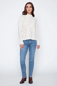 Le pull à manches bouffantes