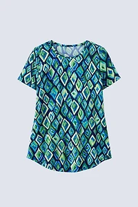 Geometric print tunic