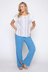 Stripe cotton top