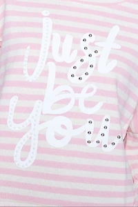 Just be you stripe top