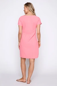 Embroidered cotton dress