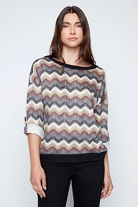 Missoni print top