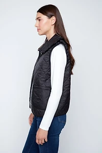 Diamond quilt vest
