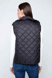 Le gilet matelassé en losanges
