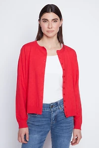 Hearts design cardigan