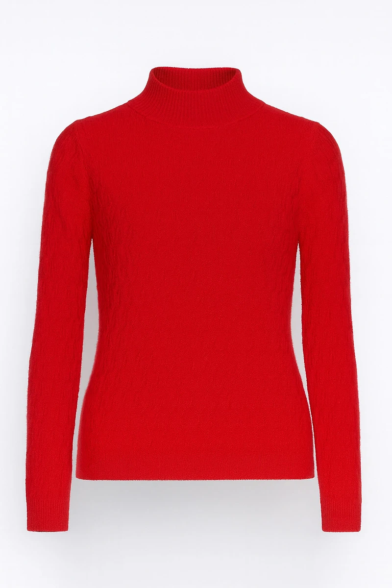 Mini cable sweater
