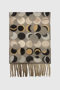 Multi dots cashmink scarf