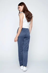 Straight leg double knit pant