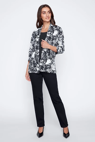 Le cardigan en maille jacquard