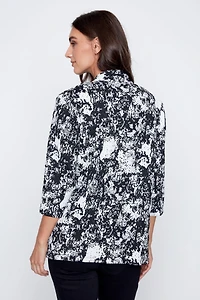 Le cardigan en maille jacquard