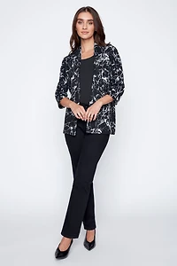 Le cardigan en maille jacquard