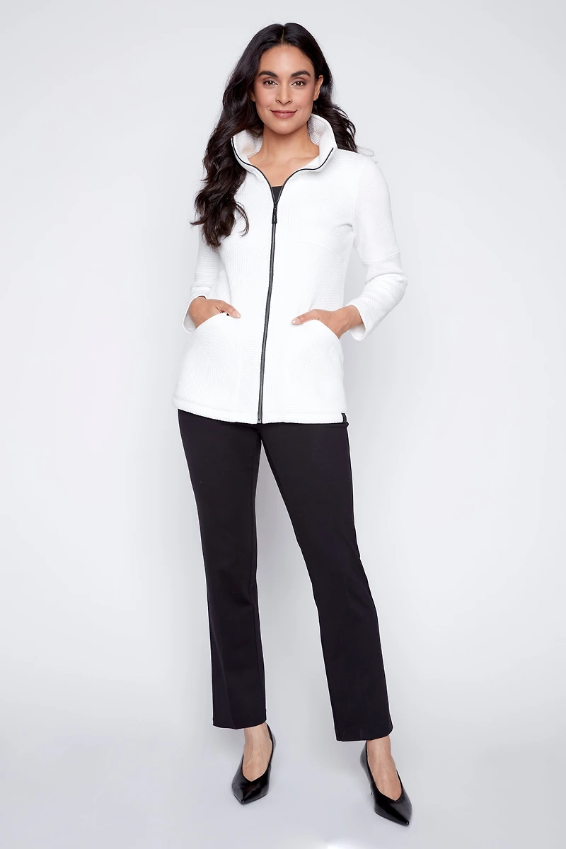 La veste en jacquard