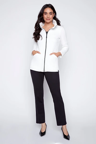 La veste en jacquard
