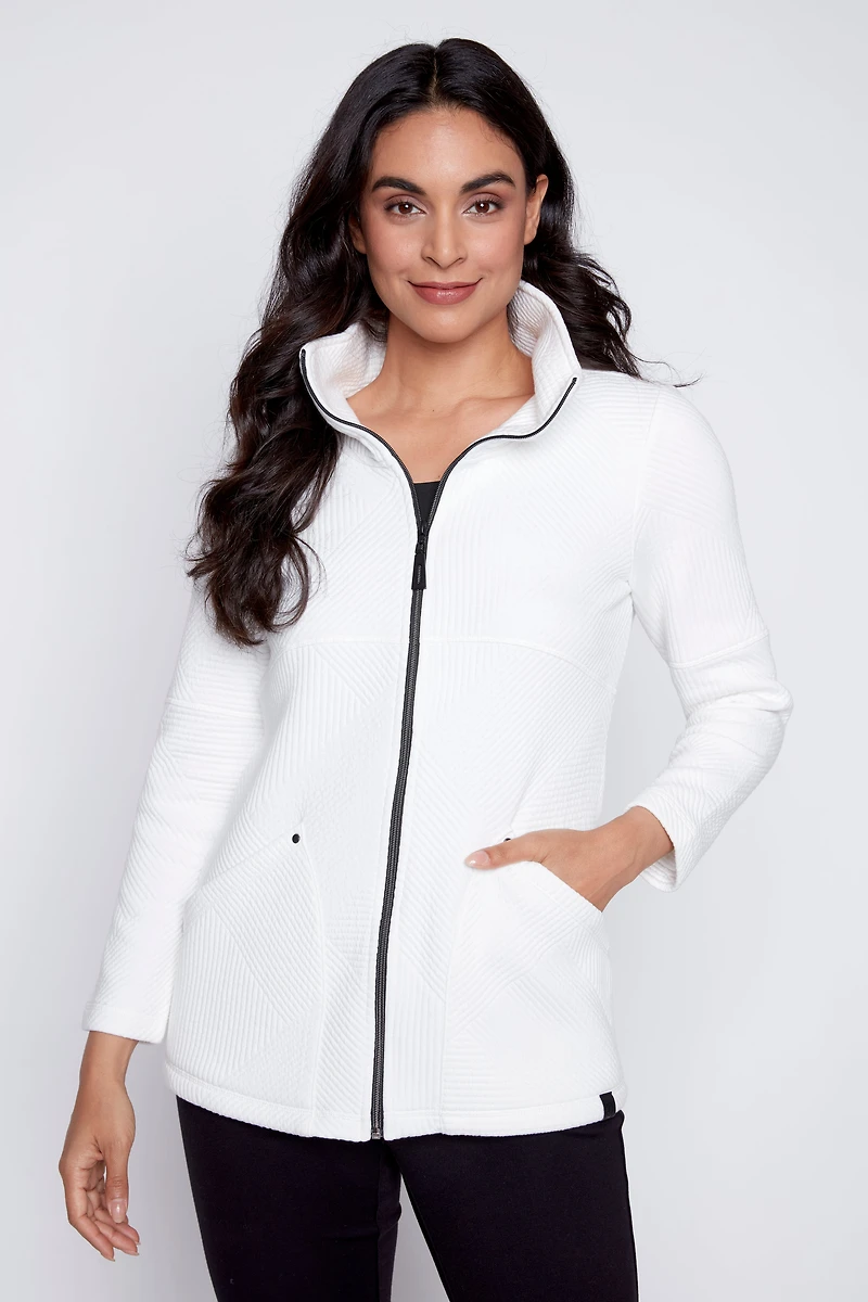 La veste en jacquard