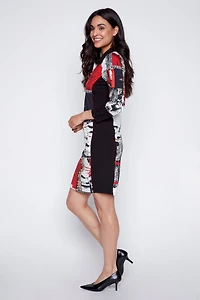 Abstract print dress