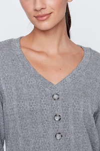 Le haut en maille jacquard