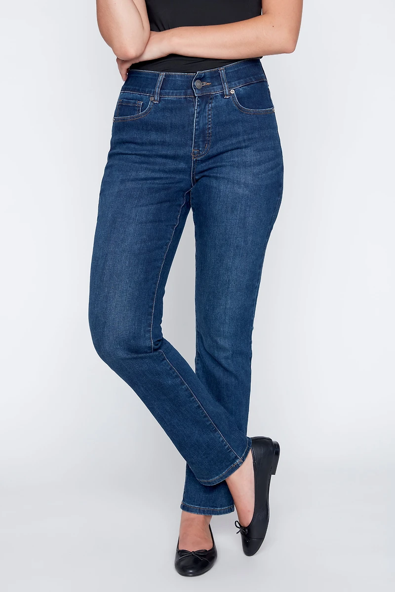 Le jean ceinture confort