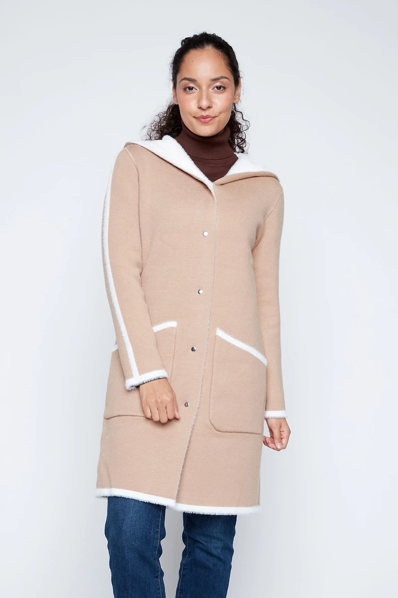Reversible coatigan