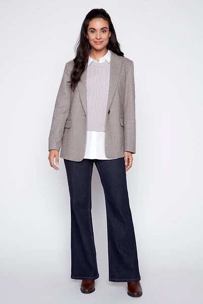 Le blazer en tweed