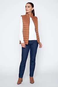 Le gilet matelassé bronze
