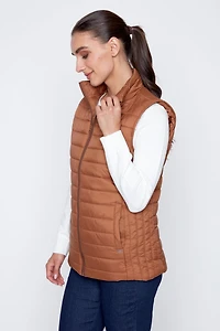 Le gilet matelassé bronze