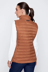 Le gilet matelassé bronze
