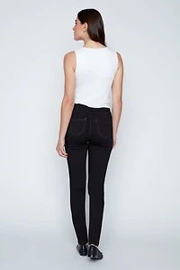 Slim leg denim pant