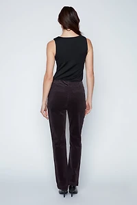 Le pantalon à jambe droit en velours côtelé