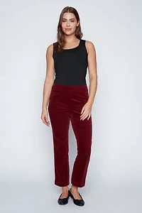 Slim leg corduroy ankle pant