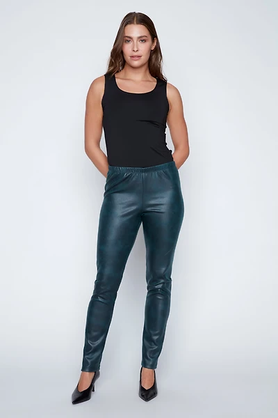 Le legging en similicuir