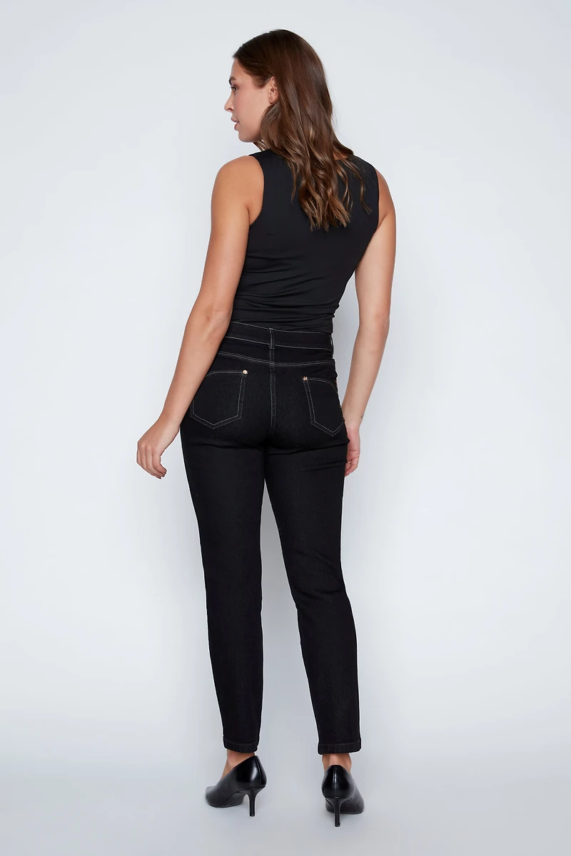 Le jean droit cinq poches