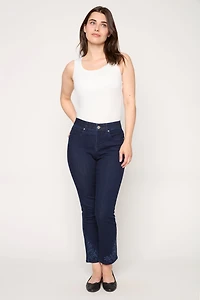 Embroidered Straight Leg Jean