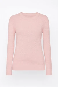 Solid horizontal stitch sweater
