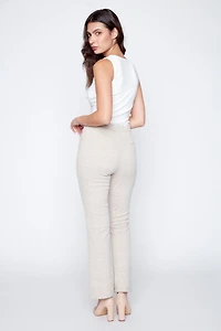 Le pantalon à carreaux enfiler