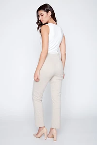 Le pantalon à carreaux enfiler