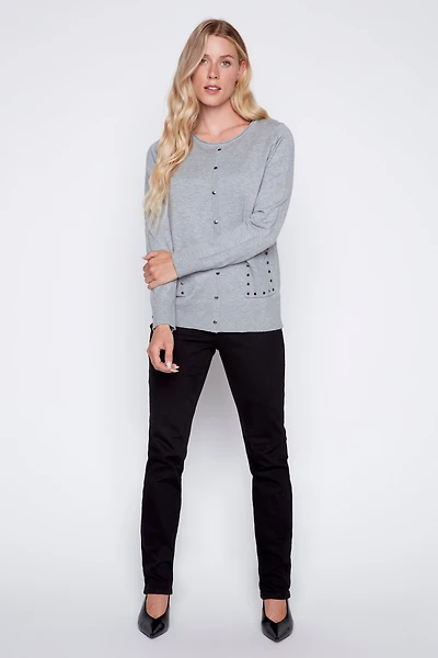 Stud detail sweater