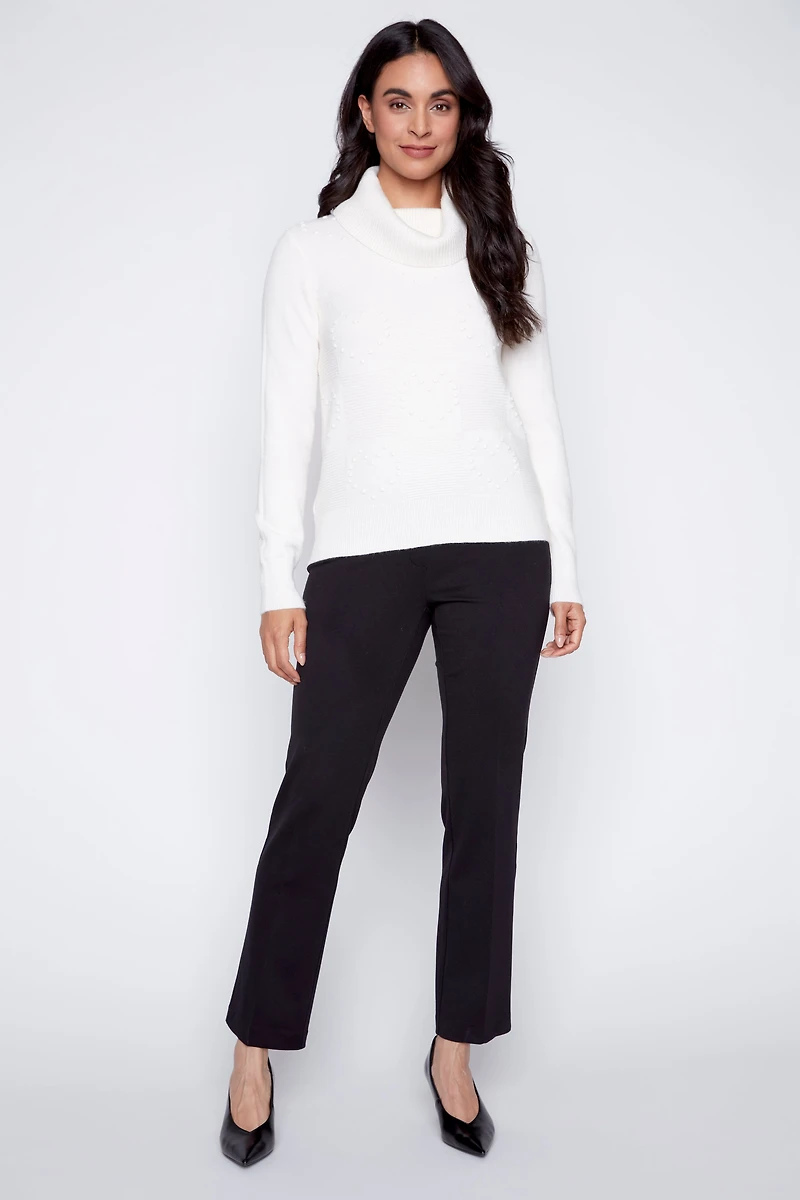 Heart detail sweater